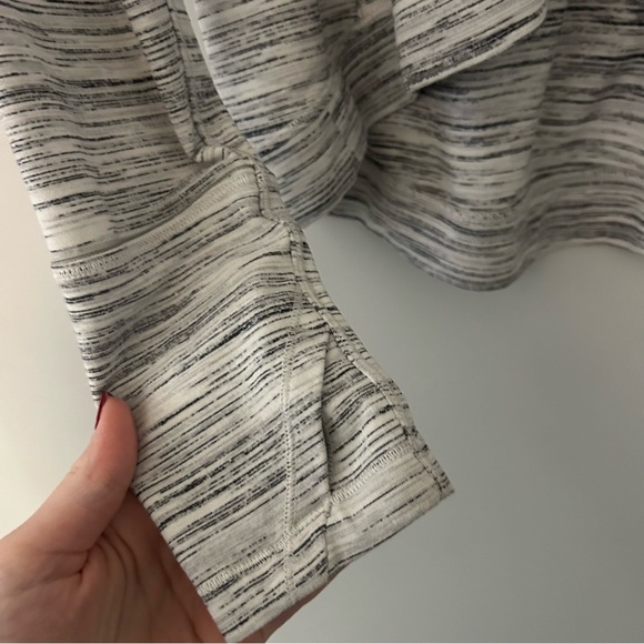 Lululemon Close to Crossing Long Sleeve Rulu Space Dye Camo White Silver Spoon - Picture 3 of 6